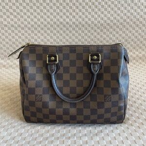 Louis Vuitton Speedy 25 in Damier Ebene